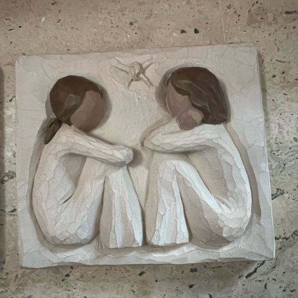 2- Willow Tree Friendship Plaques Demarco 2001 Susan Lodi - Picture 3 of 6